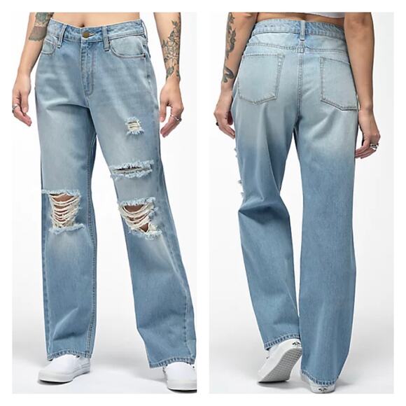 Emprye Frankie Dad Distressed Jean Size 13 - Picture 1 of 13